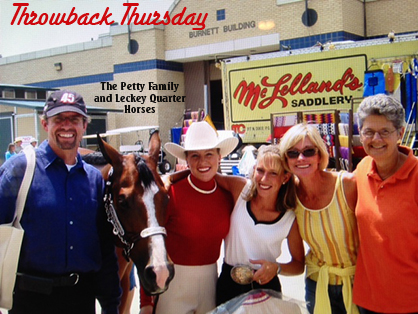 Throwback Thursday: The Petty Family and Leckey Quarter Horses