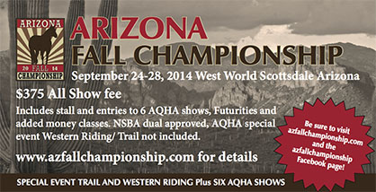 2014 Arizona Fall Championship is One Month Away!