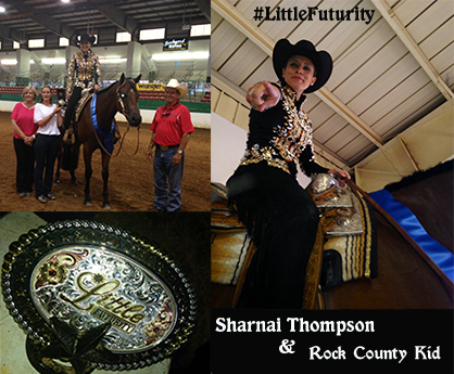 UPDATE: Second Slot Class Win For Rock County Kid/Sharnai Thompson at Little Futurity