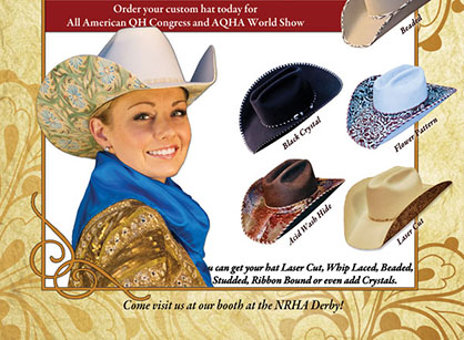 NOW is the Time to Order Your Shorty’s Caboy Hat For the AQHA World Show or Congress