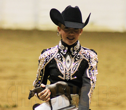 Giorgia Medows and OK Pulse Me Win Second Title of the QH Congress in 11 and Under Horsemanship