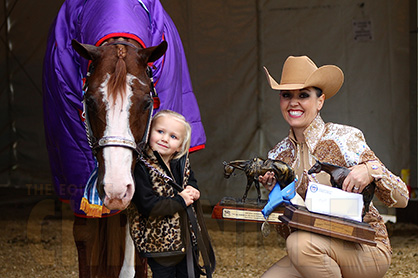 Kaleena Weakly and Hours Yours and Mine Win Congress Amateur Showmanship