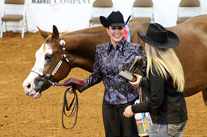 Armstrong, Bain, and Haberkorn Are 2014 APHA Showmanship World Champions