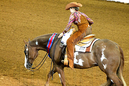 Emma Stubblefield Wins Third Title at Her First APHA World Show in Novice Amateur Horsemanship