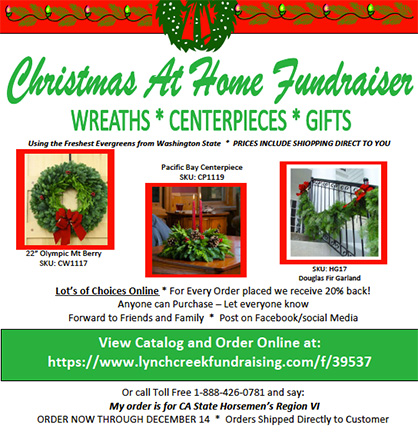 California State Horsemen’s Association Presents Their Christmas at Home Fundraiser