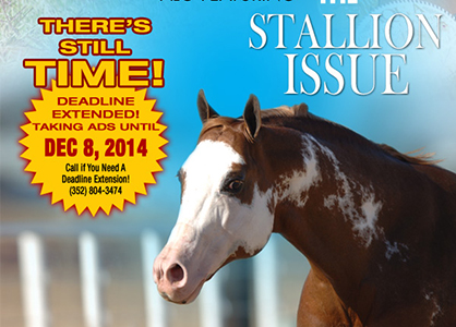 Equine Chronicle Jan./Feb. Edition Deadline Extended to Dec. 8th!