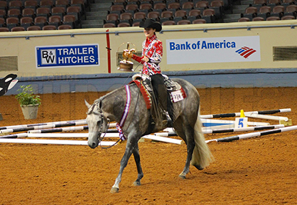 14-Year-Old Emily Maul and Only Temptation Win First AQHYA World Title In Trail