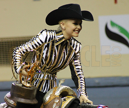 Deanna Green and Bestseatnthehouse Win 2015 AQHYA Western Pleasure