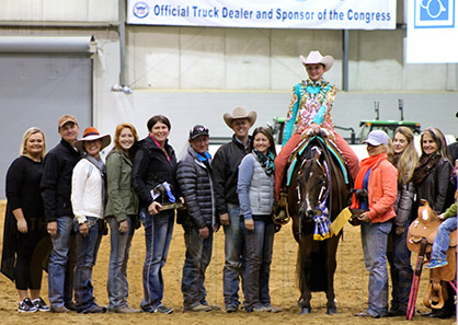 Evening Congress Western Pleasure Wins Go To Abbey Rawlings and Hillary Roberts