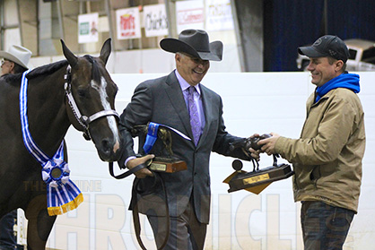 Dan Yeager/Cee Money Win Select Showmanship; Angela Fox/The Company You Keep Win Amateur Showmanship