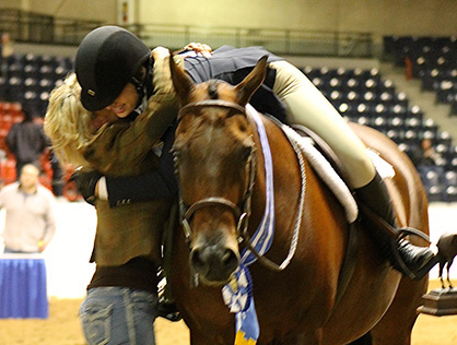 Natalia Devencenty and Chex Is The Choice Win First Congress Championship in 15-18 Equitation