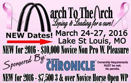 New Dates, New Classes, More Added Money For 2016 March To The Arch
