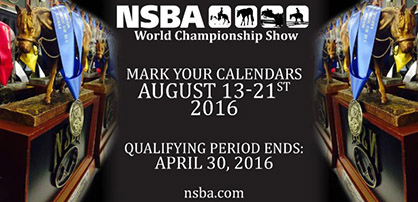 2016 NSBA World Show Qualifying Classes Expanded to Include All Green and Novice