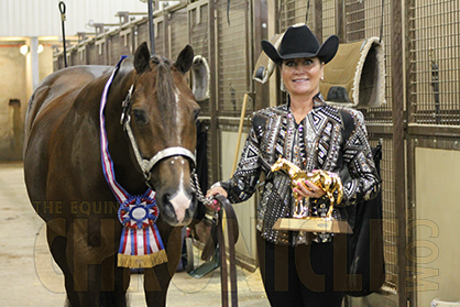 Neiberger and Vandevelde Are Level 1 AQHA Central Showmanship Champions