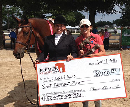 Cody Parrish/Lexus Made Lady and Valerie Kearns/Alonzo Mourning Win First Two Premier Quarter Sires Classes at Big A