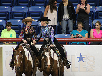 Best Buds, MK Camp and Olivia Eagles, Split Top Two Spots in AjPHA Youth World Horsemanship 14-18