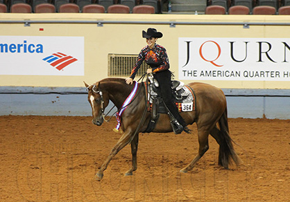First and Last AQHYA World Championship Title in Horsemanship For Abbi Lynn Demel and There Goes My Zipper