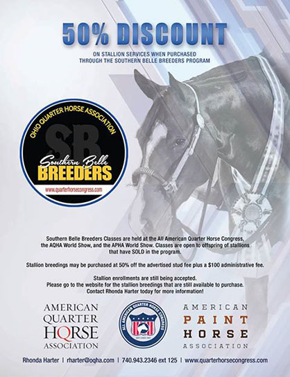 50% Stallion Discount when Purchased Through SBB Program