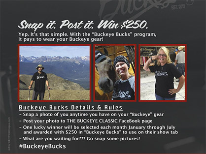 Use Your Selfie Skills to Earn $250 in Buckeye Bucks Off Your Show Tab