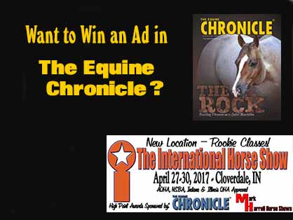 Who Wants a Full Page Ad in The Equine Chronicle?! Just Win High Point at The International