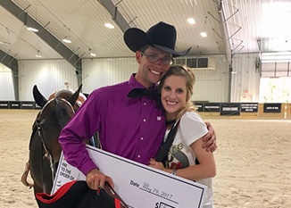 Aaron Moses and It’s A Pretty Thing Win $15,000 in SOQHA Equine Chronicle Novice Horse WP