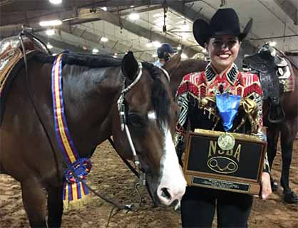 Cori Cansdale Wins First World Title in Youth Horsemanship at 2017 NSBA World