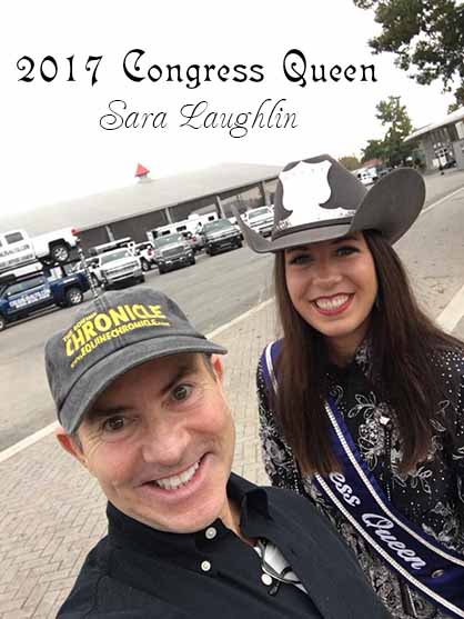 Congratulations 2017 All American Quarter Horse Congress Queen- Sara Laughlin!