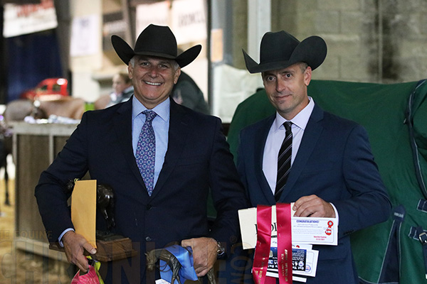 Two Dapper Gentlemen Dominate Congress Select Showmanship- Dan Yeager and Rob Rivait