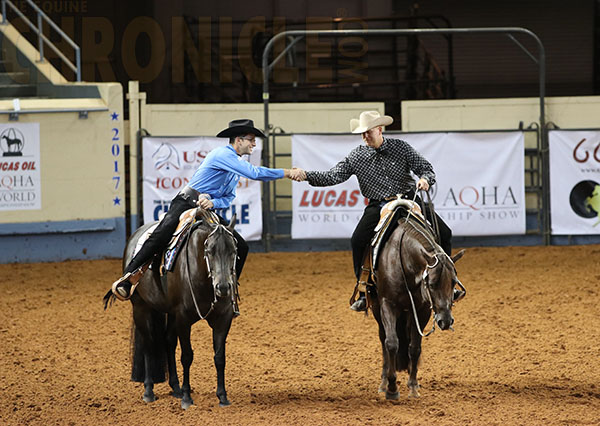 Aaron Moses Wins First AQHA World Championship With A Diva By Moonlight in Senior Western Pleasure