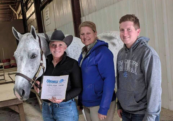 EC Photo of the Day- Another Happy Equine Chronicle Ad Winner!