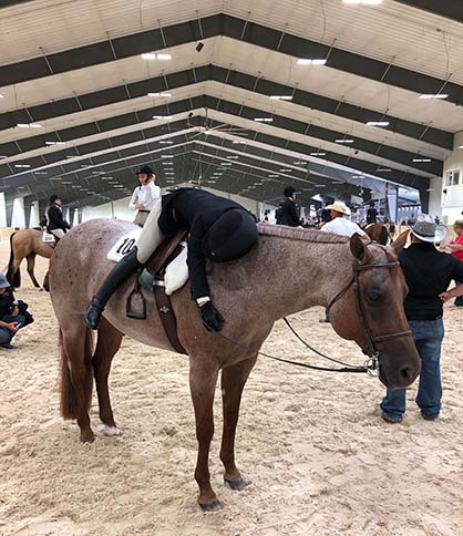EC Photo of the Day- AQHA Youth World Prep Takes Its Toll…