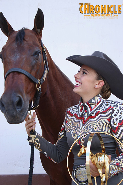 Natalia DeVencenty and Chex Is The Choice Win AQHA Youth World 14-18 Horsemanship
