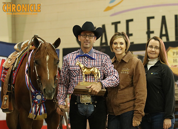 Heidi Rasor Purchases Jr. L2 Western Pleasure Champion, Full Drape