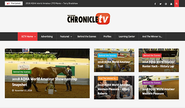 Take a Tour of EquineChronicle.TV