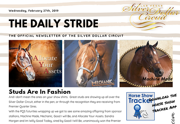Silver Dollar Circuit- The Daily Stride- Studs are in Fashion
