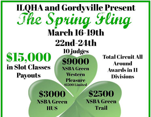 Feeling Lucky? ILQHA Spring Fling to Award $15,000 in Slot Classes