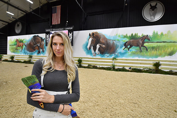 Behind the Creation of Larger than Life-Sized Horse Mural