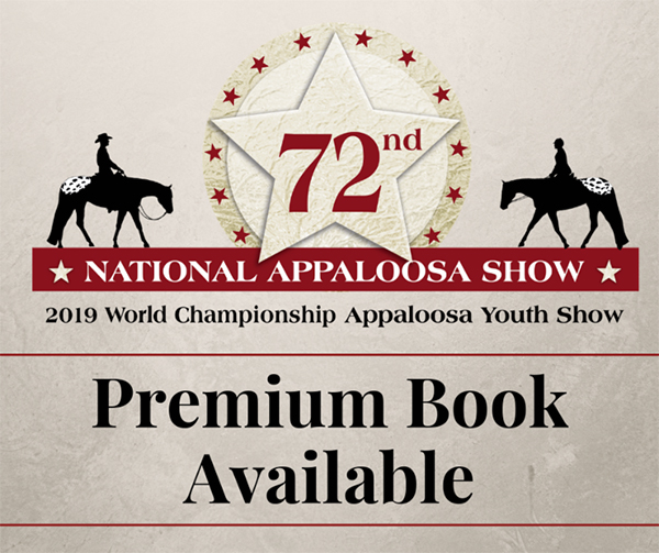 Premium Book Now Available For Appaloosa Nationals and Youth World