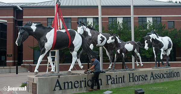 APHA’s Iconic Sculptures Gallop to Stockyards in Prep For APHA’s Headquarters Move