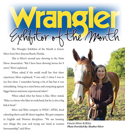 PtHA Exhibitor of the Month #3- Gracie Silver