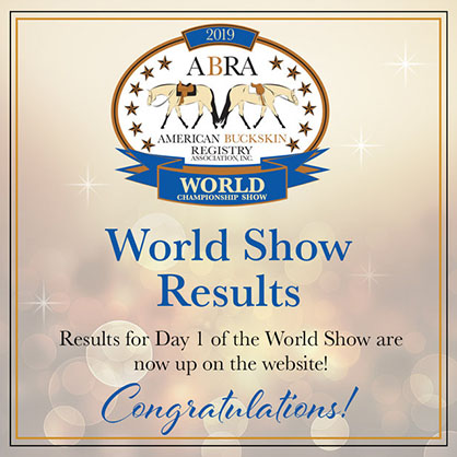 ABRA World Show- Day 1 Results