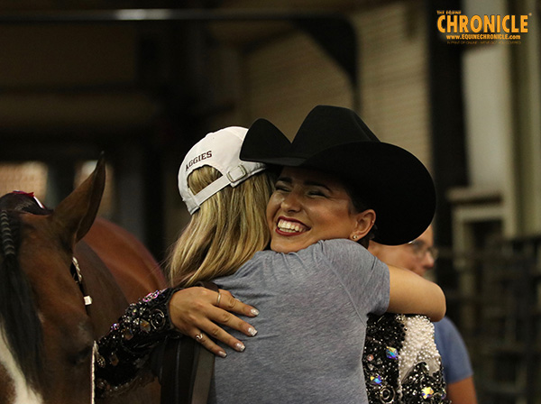 Cori Cansdale and Avery Mortman Win AQHA Youth World Showmanship