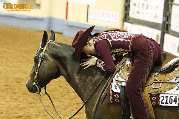 Kelsey Jung and Moonlite Cruiser Win AQHA World Amateur Trail