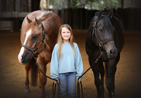 AQHA World and Congress Champion, HF Tahnee Too, Finds New Partner in 11-Year-Old Maisy Ewing