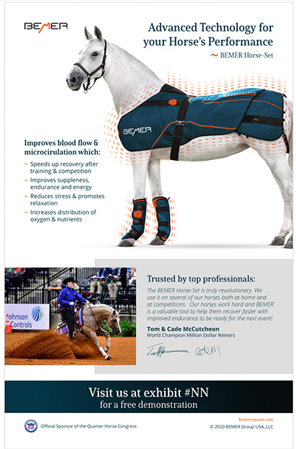 BEMER Joins All American QH Congress as Official Sponsor
