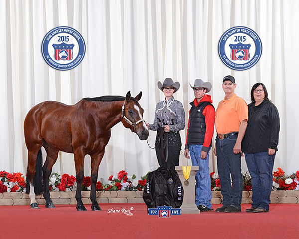 Quarter Horse Congress $1,000 Trainer Award Winner- Charlie Bussières