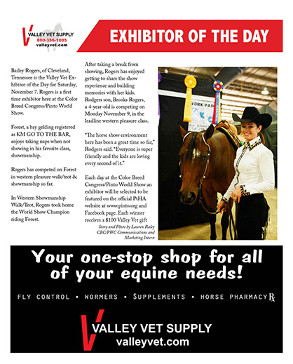 Pinto World Show- Exhibitor of the Day 1-2