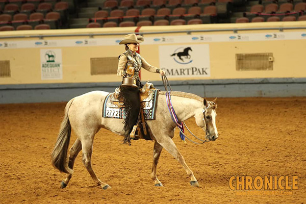 Laina Banks and Strawberri Wine Win AQHA World Select Western Riding Third Time in a Row