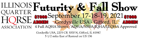 ILQHA Futurity and Fall Show Pattern Book Now Online