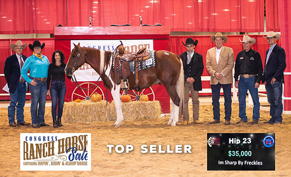 Strong Results Posted for First Congress Ranch Horse Sale